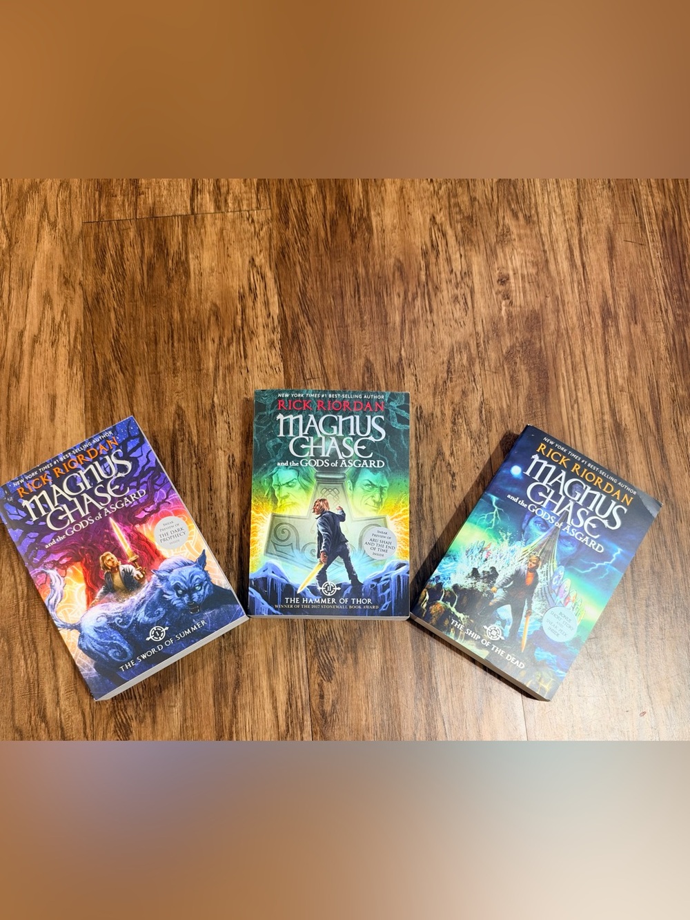 Magnus Chase and the Gods of Asgard Complete Trilogy Set by Rick Riordan